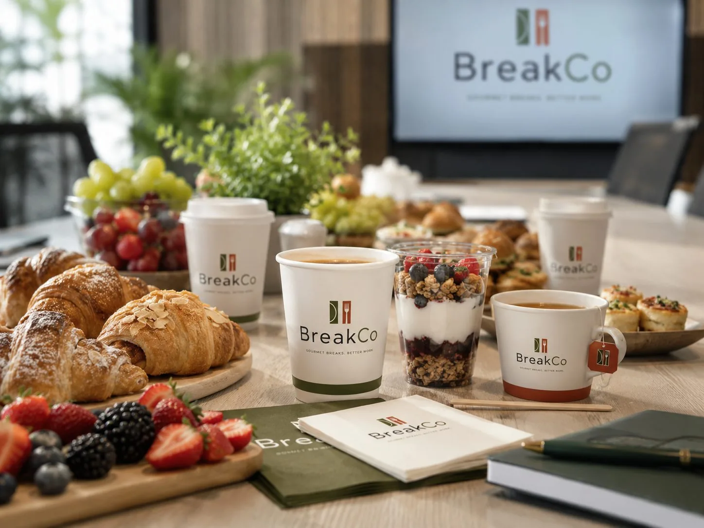 Coffee break empresarial para reuniones, capacitaciones y eventos corporativos