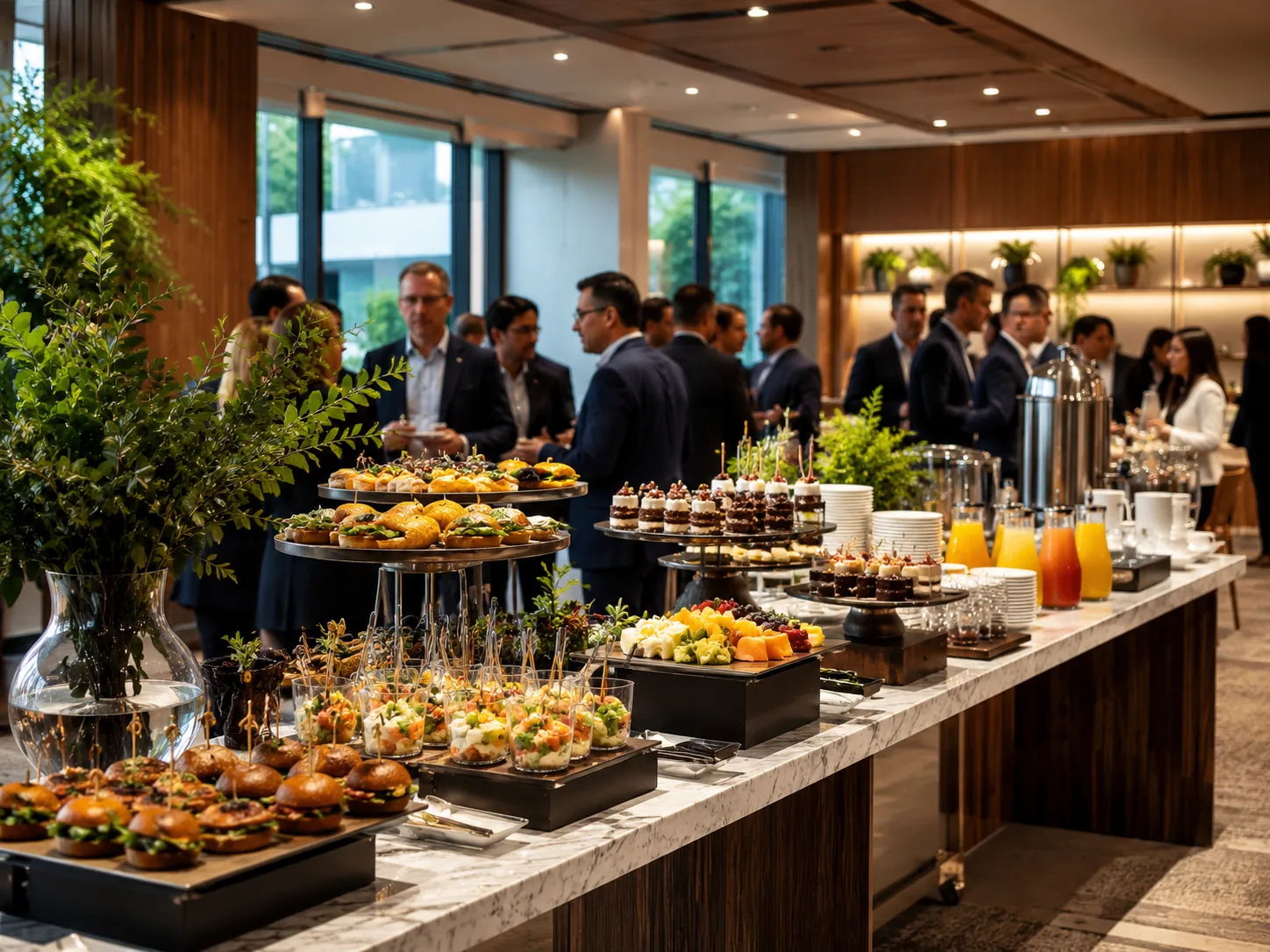 Evento empresarial con catering corporativo BreakCo